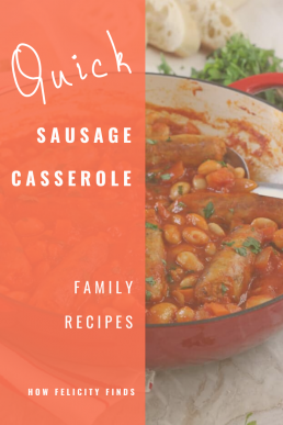 QUICK AND EASY SAUSAGE CASSEROLE